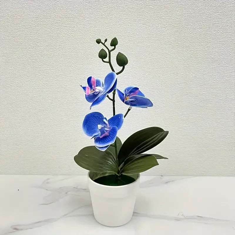 Orchidea Artificiale Decorazione Per Casa E Ufficio Espositore Da Tavolo Decorazione Floreale D'Ingresso Non Sbiadisce