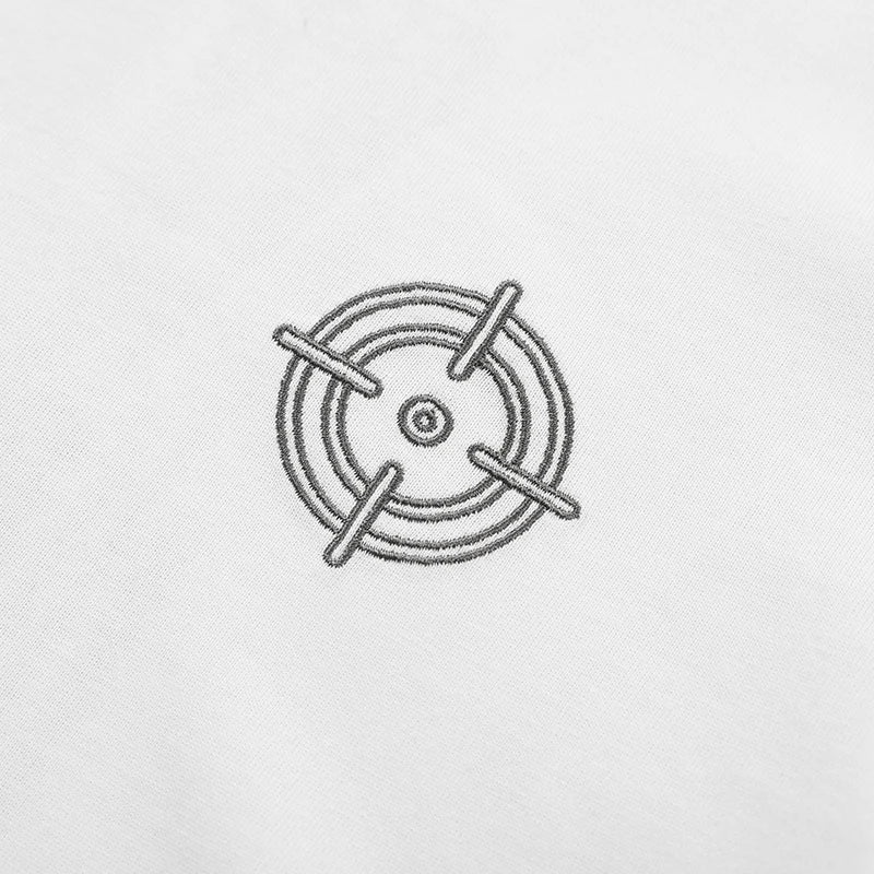 T Shirt Da Uomo Maniche Corte Con Ricamo 3D Estiva Traspirante Cotone Puro Di Alta Qualità