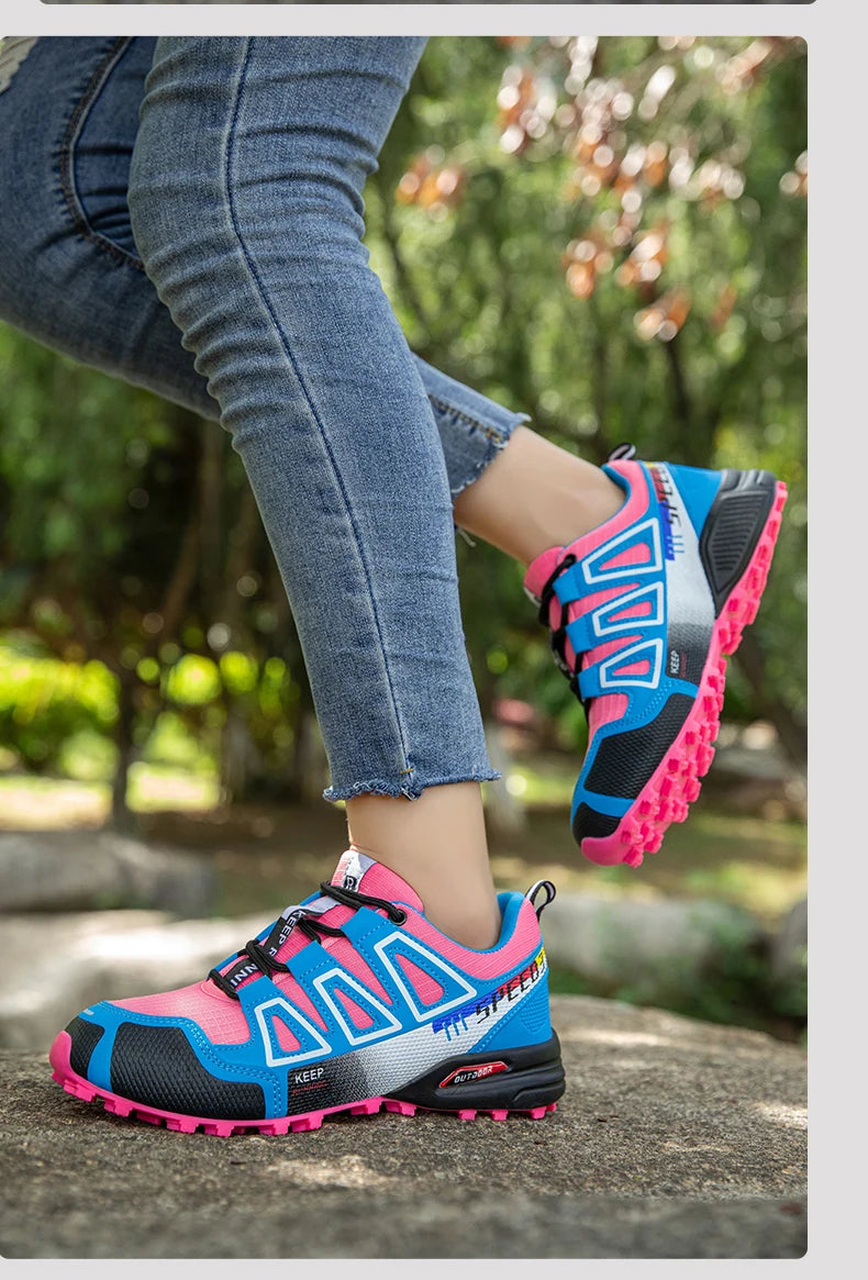 Scarpe Da Trekking All'aperto Unisex Antiscivolo Con Lacci Leggere Per Allenamento Tattiche Da Uomo Ciclismo Casual
