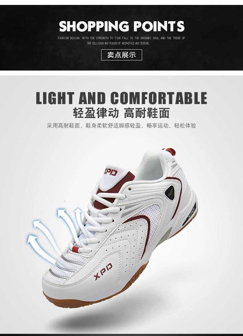 Scarpe Da Badminton All Aperto Professionali Antiscivolo Traspiranti Uomo Donna JumpMore FL19103072