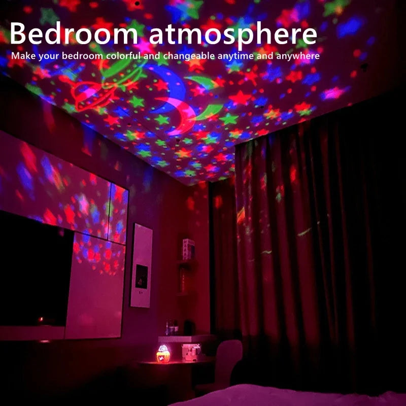 Proiettore LED Cielo Stellato Aurora Galaxy Light USB RGB 7 Modalità Telecomando Per Decorazione Festa Camera Da Letto