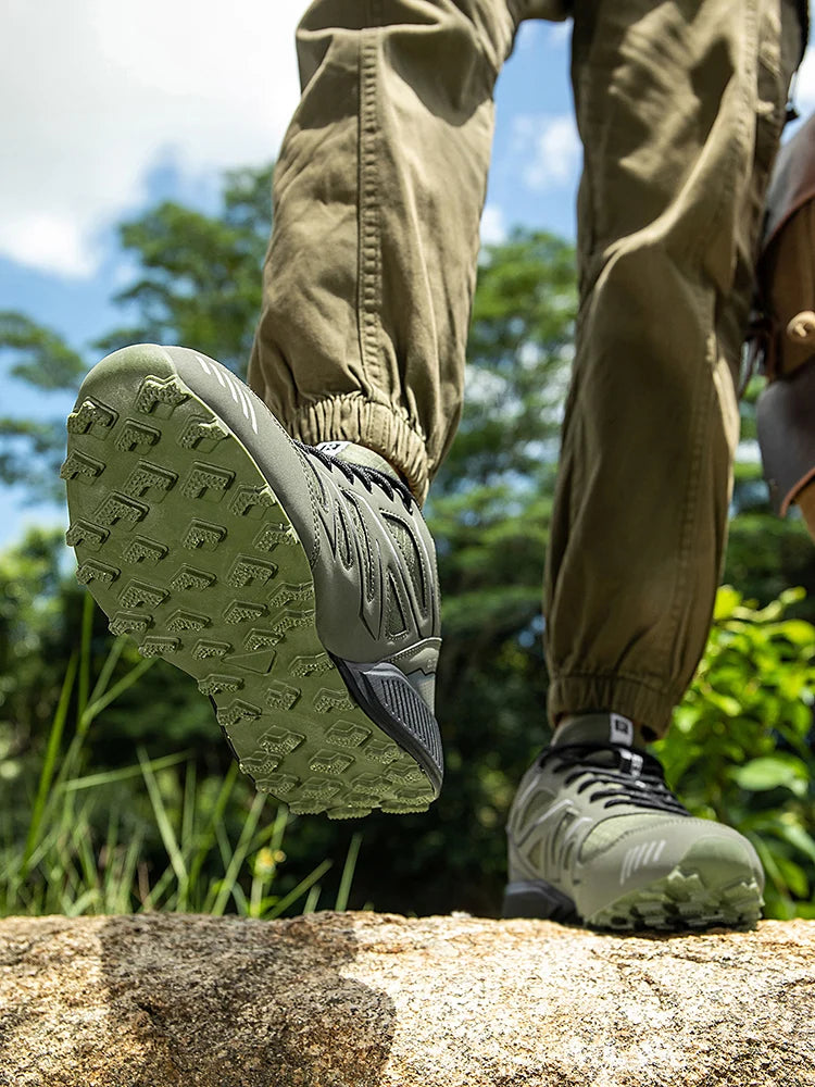Scarpe Da Trekking Da Uomo Impermeabili Antiscivolo Per Tutti I Terreni Campeggio Allenamento Ciclismo