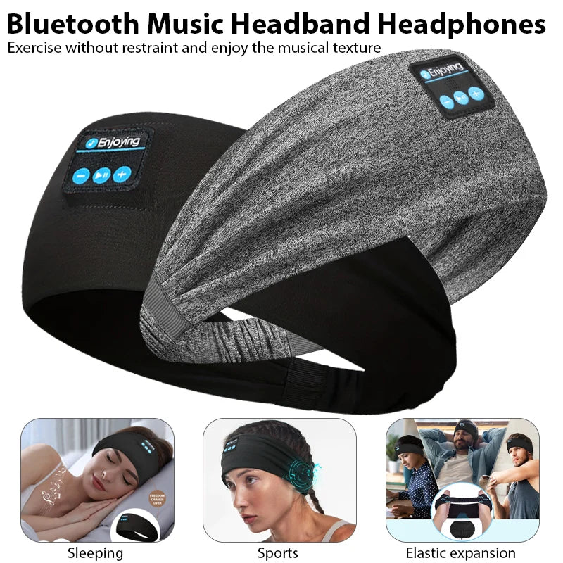 Cuffie Bluetooth Wireless In Fascia Per Dormire Con Maschera Per Occhi E Musica Integrata Per Fitness E Yoga