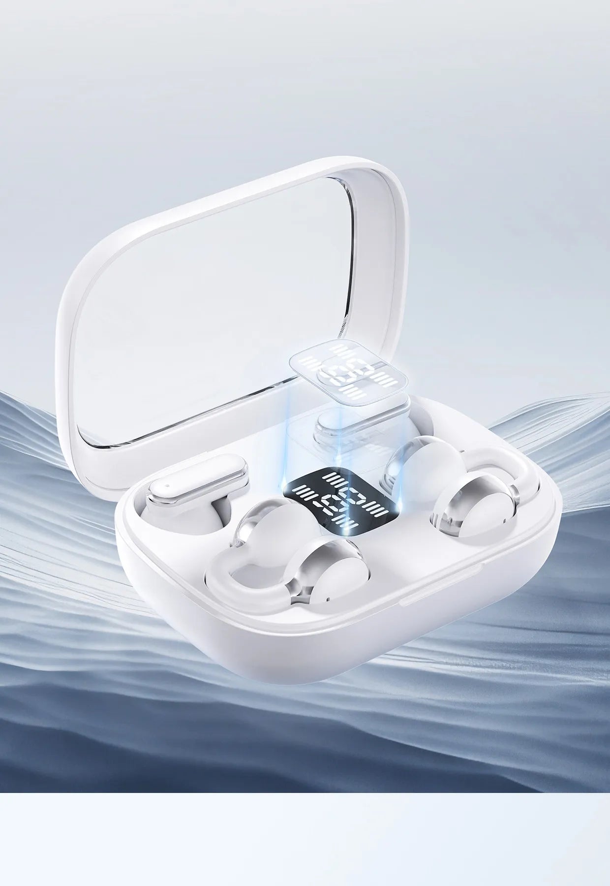 Auricolari OWS Wireless Bluetooth V54 HiFi ENC Cancellazione Attiva Del Rumore Per Gaming Musica Videoconferenze Regalo