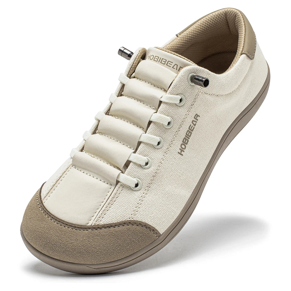 HOBIBEAR Scarpe A Punta Larga Per Piedi Nudi In Tela Minimaliste Slip On Leggere Regolabili Passeggio Sneakers