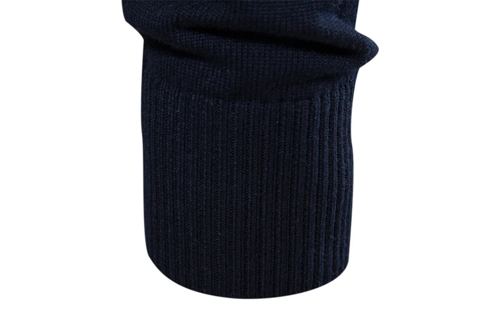 Maglione Patchwork Uomo AIOPESON Con Cerniera Zip Cotone Caldo Invernale Casual Confortevole