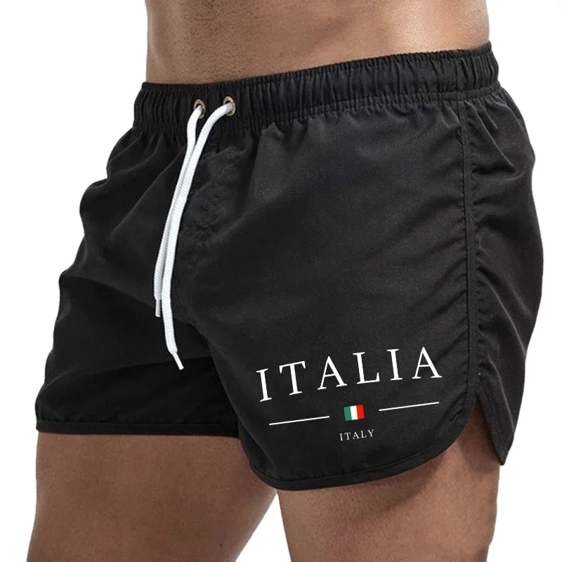 Pantaloncini Da Spiaggia Estivi Da Uomo Stampati Ad Asciugatura Rapida Per Surf Nuoto Jogging E Sport All'Aperto