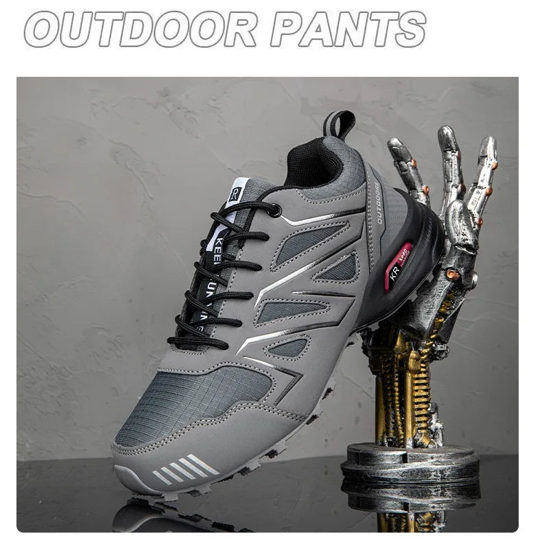 Scarpe Da Trekking Da Uomo Impermeabili Per Esterno Scarpe Sportive Comode In Pelle Tattiche Da Escursionismo Grandi Misure