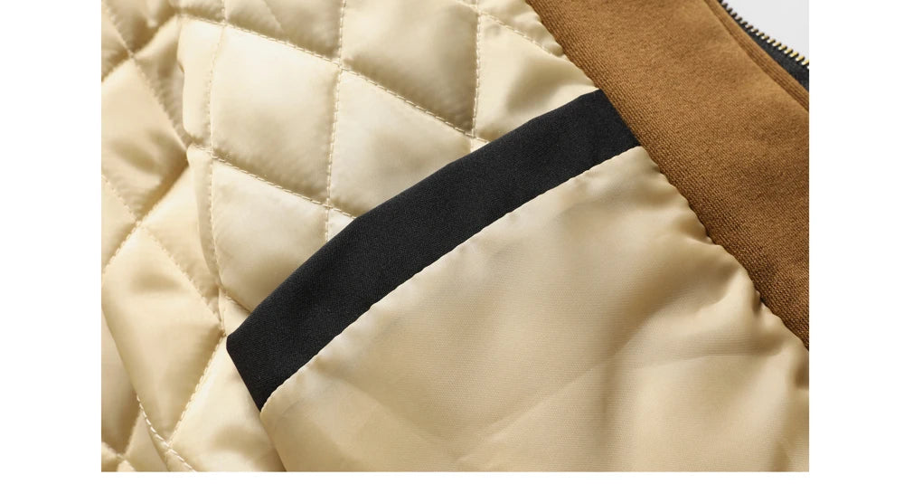 Giacca Bomber Calda Uomo Autunno Inverno Outdoor Con Cappuccio E Cerniera Termica Parka Sportiva