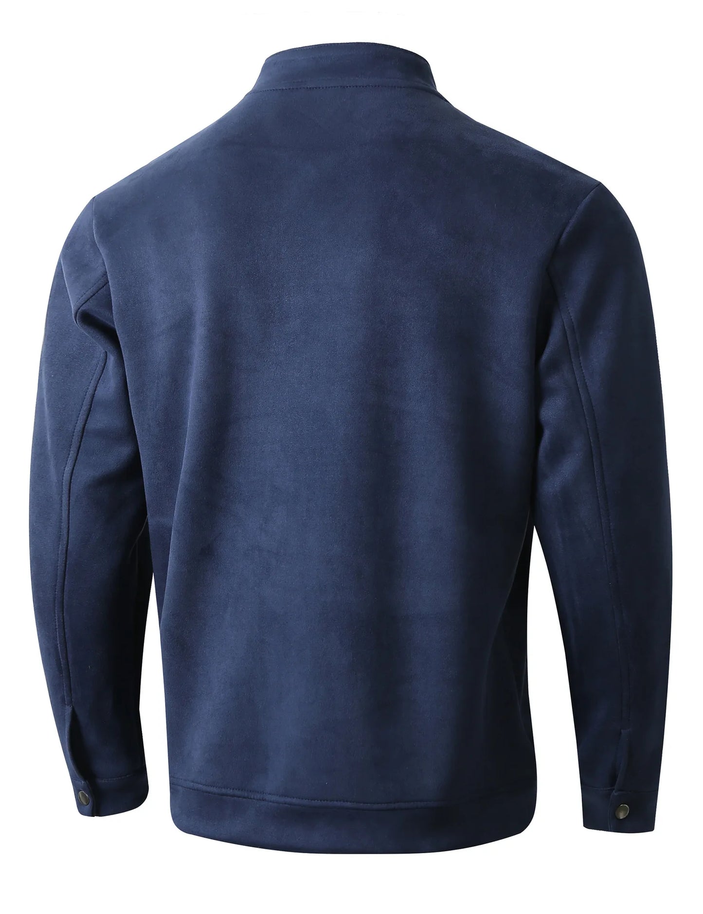 Giacca Uomo Slim Fit Colletto Coreano Autunno Inverno Casual Business Con Cerniera