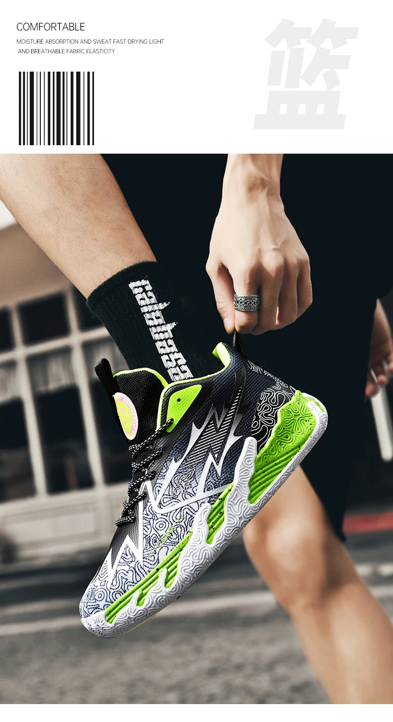 Scarpe Da Basket Professionali Da Uomo Per Allenamento Di Alta Qualità Imbottite E Impermeabili Da Campo Unisex
