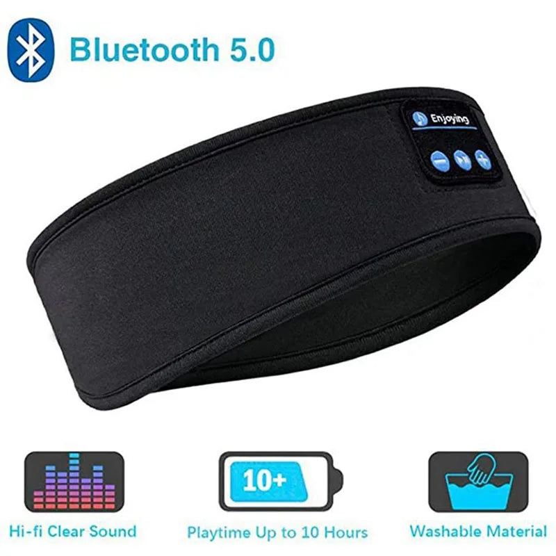 Auricolari Bluetooth Senza Fili Con Fascia Morbida Per Dormire E Allenarsi Con Cancellazione Attiva Del Rumore
