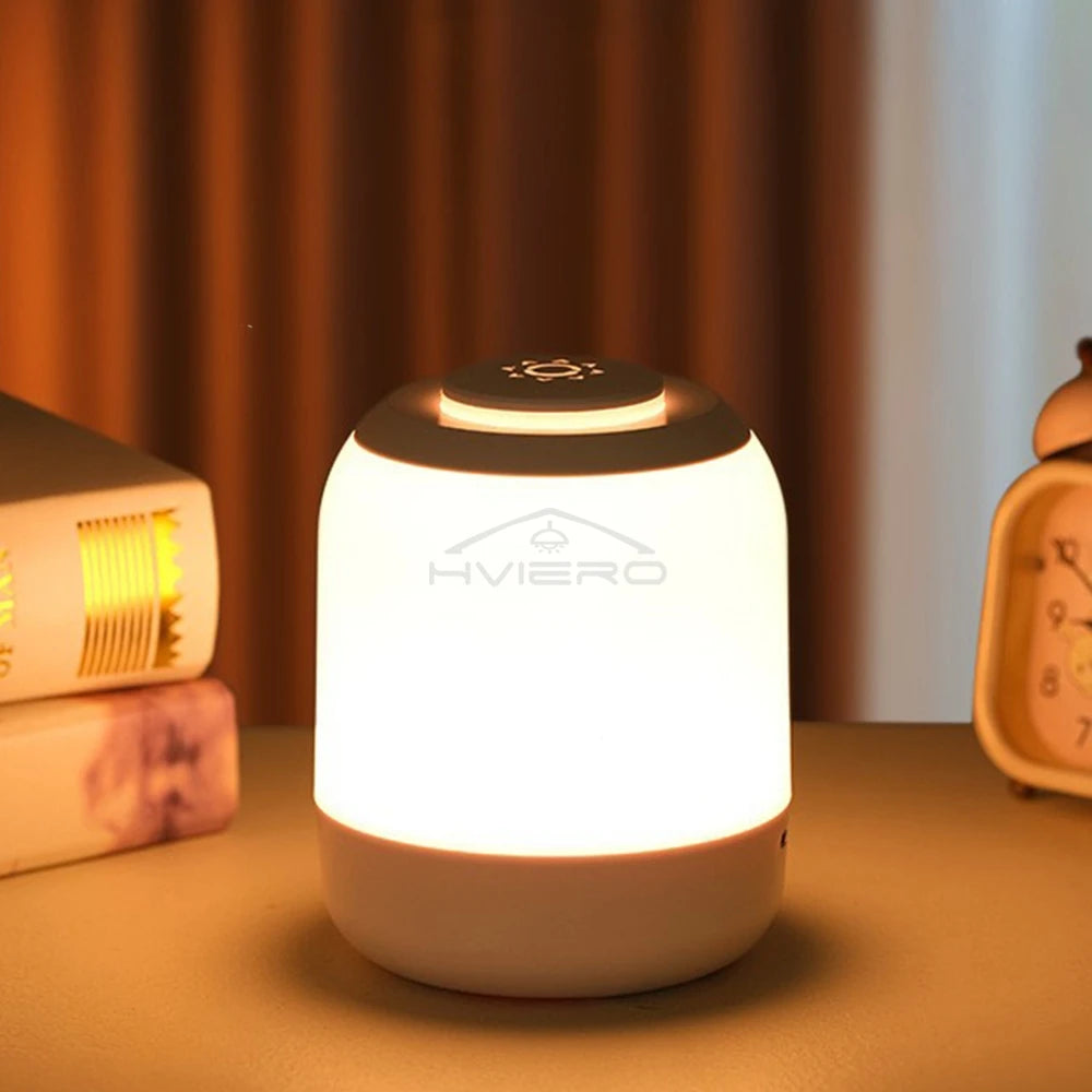 Lampada Da Tavolo Dimmerabile Con Controllo Tocco USB Ricaricabile Luce Notturna Per Camera E Soggiorno Decorazione