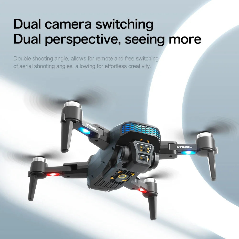 Drone Professionale GPS 8K Con Gimbal Tre Assi Brushless RC Quadricottero Ostacoli Fotocamera HD 4K 5G