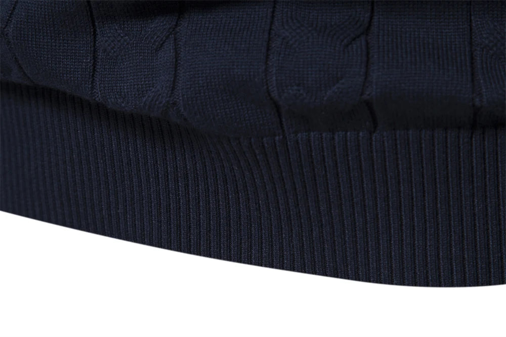 Maglione Con Cerniera Da Uomo In Cotone Alta Qualità Per Autunno Inverno Caldo Con Motivi Etnici