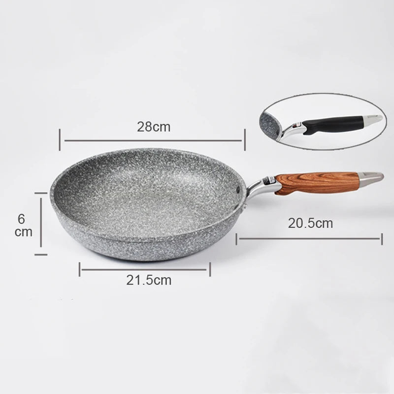 Padella antiaderente padella Wok padella per bistecca domestica Pancake fornello a induzione fornello a gas pentola speciale padella antiaderente durevole