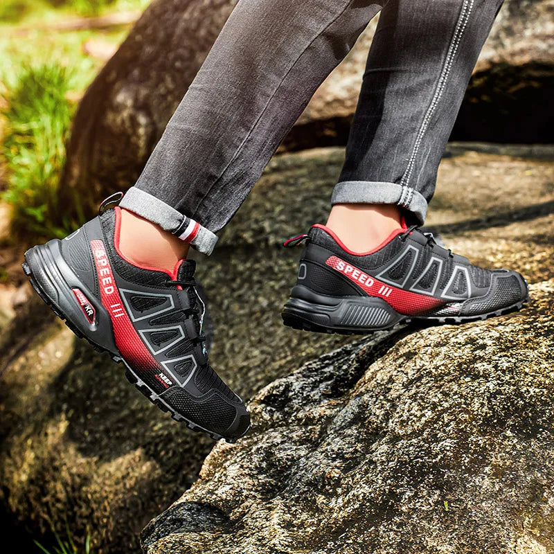 Scarpe Da Uomo Da Ciclismo Fuoristrada Antiscivolo Traspiranti Per Escursionismo Esterno