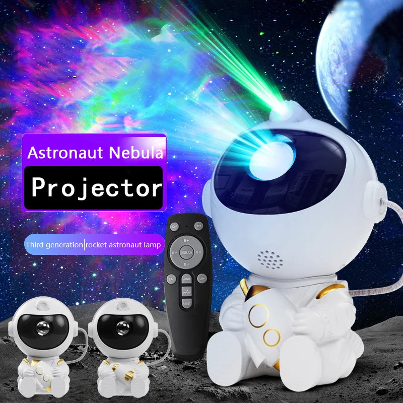 Proiettore Spaziale Luminoso Con Galassie Stellari E Luci Notturne Timer E Telecomando Decorazione Per Cameretta