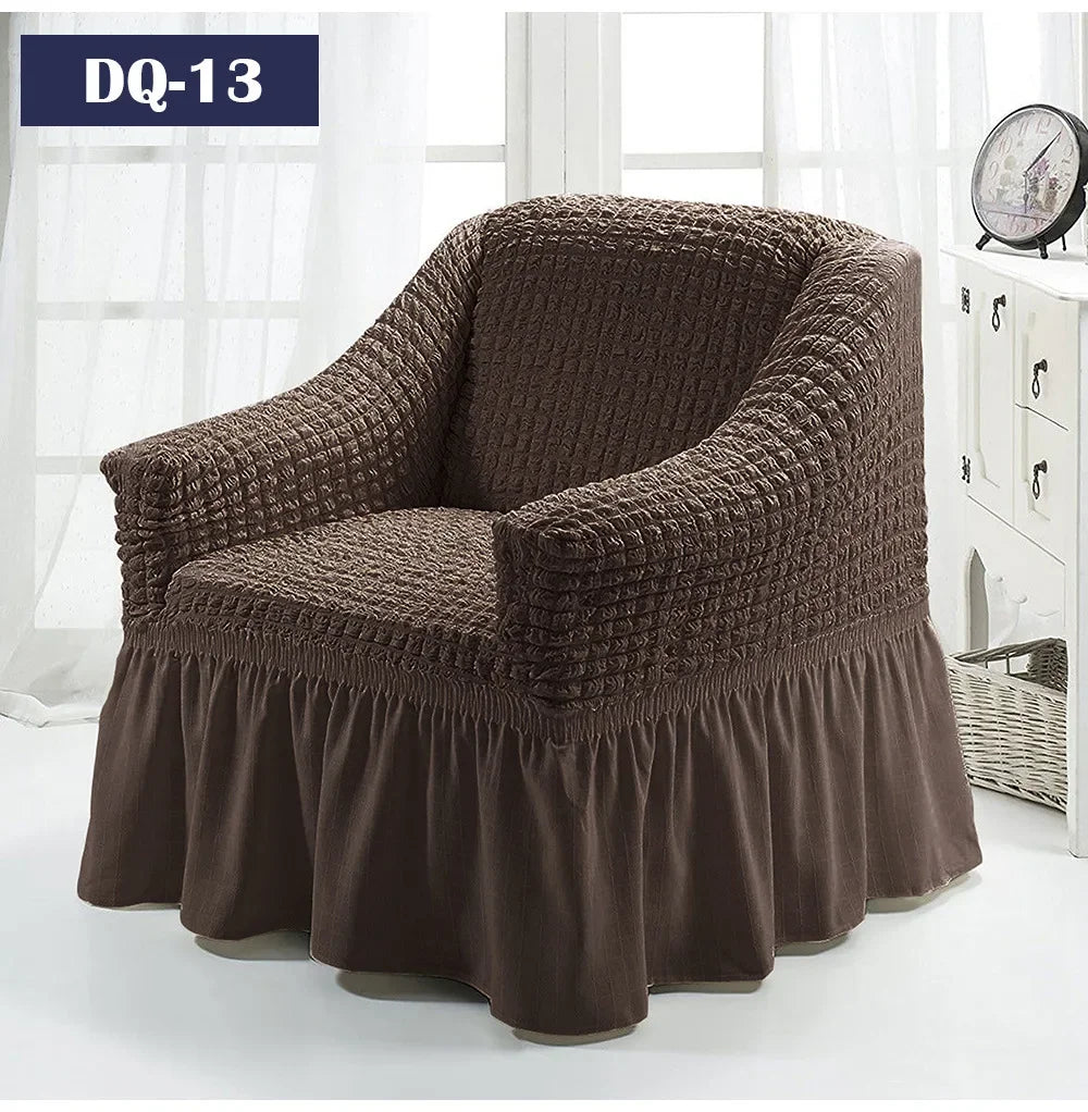 Fodere Per Divani Elastiche Universali Da 90-360 Cm Antiscivolo Copridivano Completo Per 1 2 3 4 Posti In Tessuto Estivo