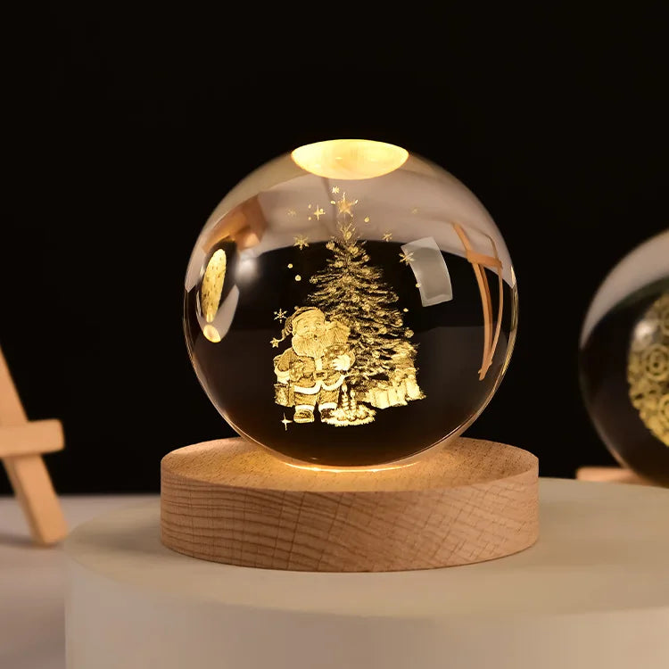 Sfera Di Cristallo 3D Del Sistema Solare Incisa Al Laser Globo Astronomia Regalo E Decorazione Per Casa