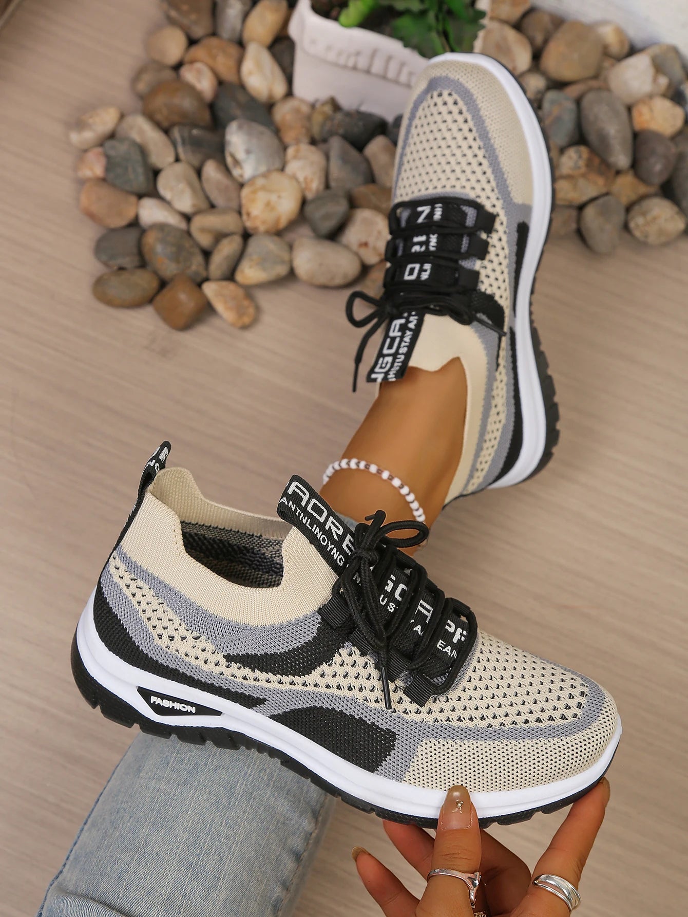 Scarpe Da Donna Estate 2026 Sneaker Casual Nuovo Stile Bicolore Scarpe Da Lavoro Versatili E Alla Moda