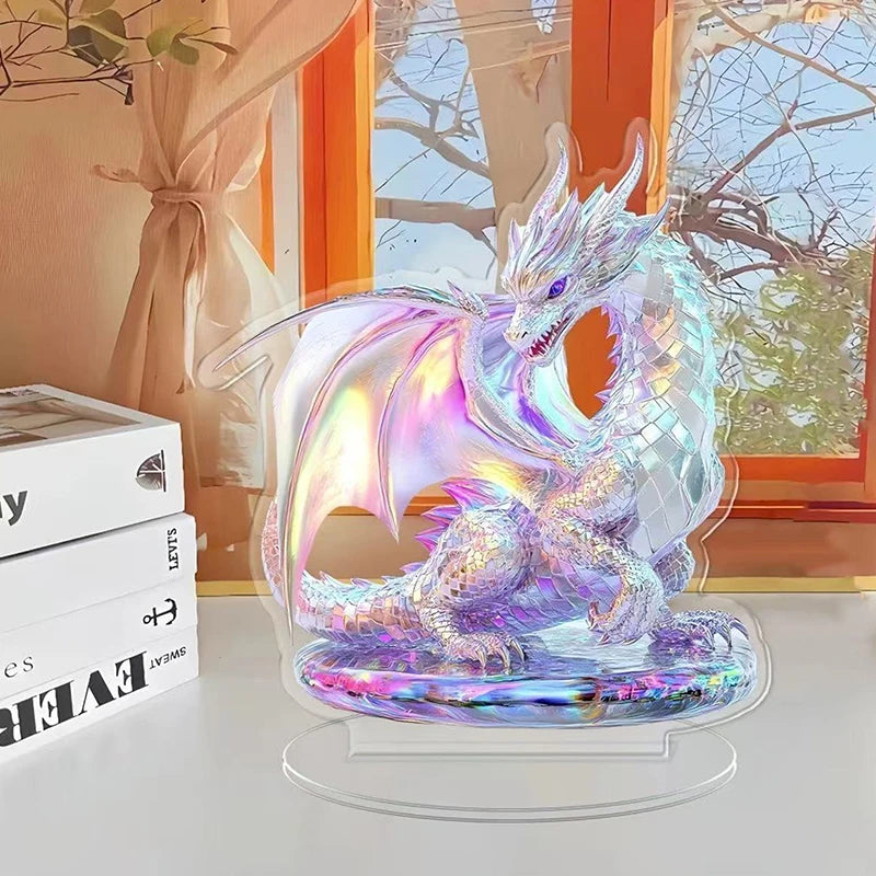 Statua Drago In Resina Per Tavolo Espositore Studio Decorazione Per La Casa Regalo Ideale
