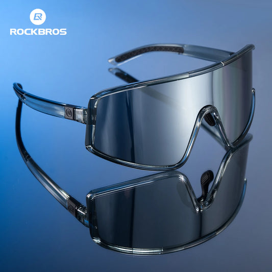 ROCKBROS Occhiali Da Sole Polarizzati UV400 Per Ciclismo All'aperto Unisex Antiappannamento Fotocromatici