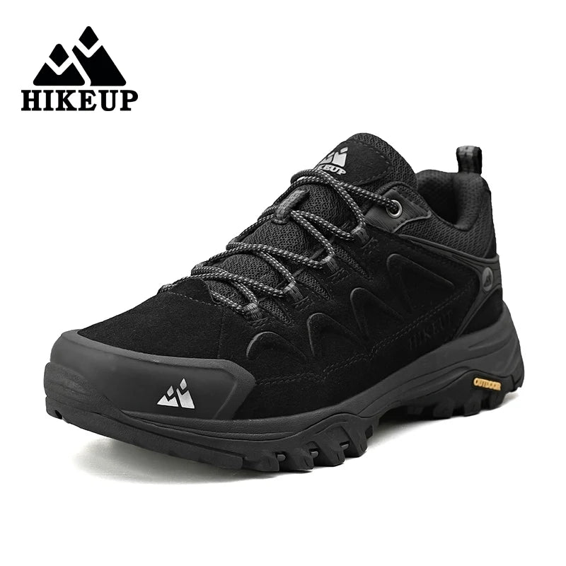 Hikeup Scarpe Da Uomo In Pelle Impermeabili Da Lavoro Invernali Antiscivolo Lusso Moda Stivali Da Uomo