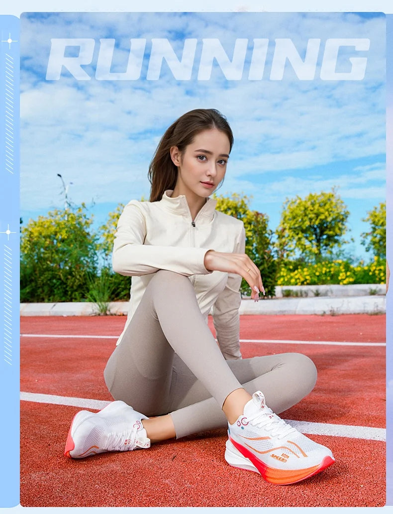 Scarpe Da Corsa Professionali Per Maratona In Carbonio Unisex Ultraleggere Con Assorbimento Degli Urti E Supporto Stabile