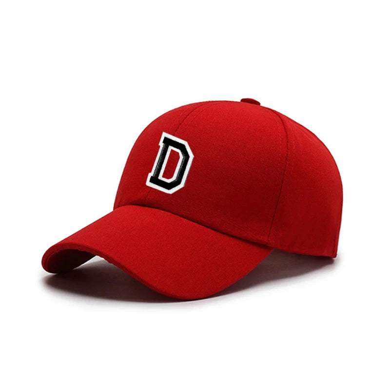 Berretto Da Baseball Unisex Ricamato Con 26 Lettere Protezione Solare Traspirante Regolabile Per Primavera Ed Estate