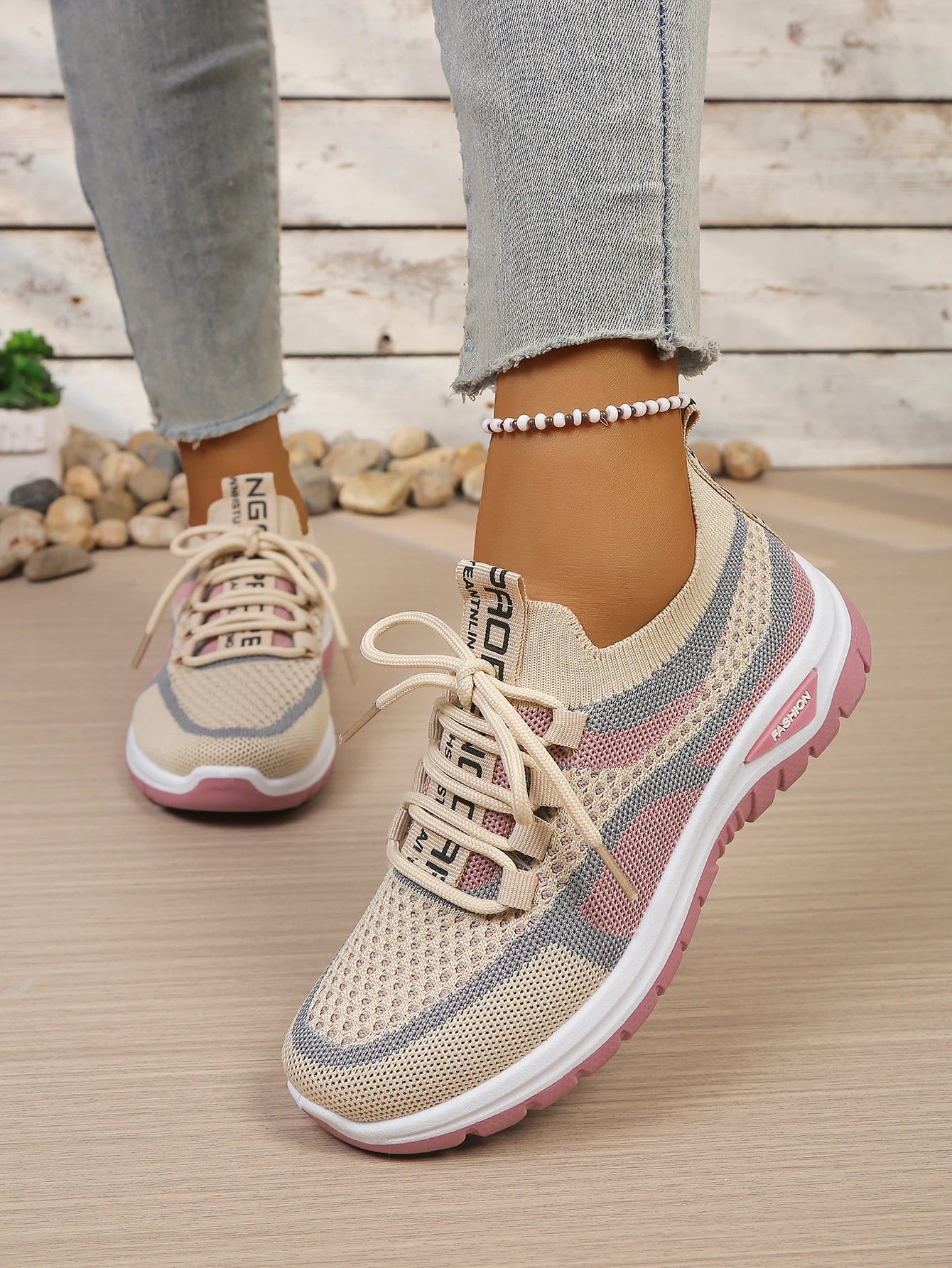 Scarpe Da Donna Estate 2026 Sneaker Casual Nuovo Stile Bicolore Scarpe Da Lavoro Versatili E Alla Moda