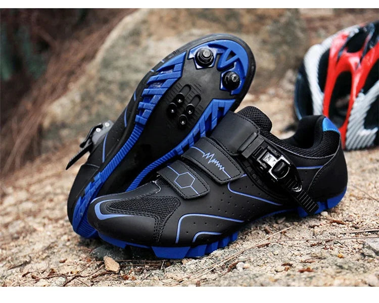 Scarpe Da Ciclismo MTB Da Uomo Traspiranti Antiscivolo Con Tacchetti Sportivi Professionali