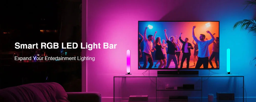 Barra Luminosa LED OpenRGB Per TV Con 16 Milioni Di Colori Controllo Remoto App Timer Modulare Da 1 A 3 Barre