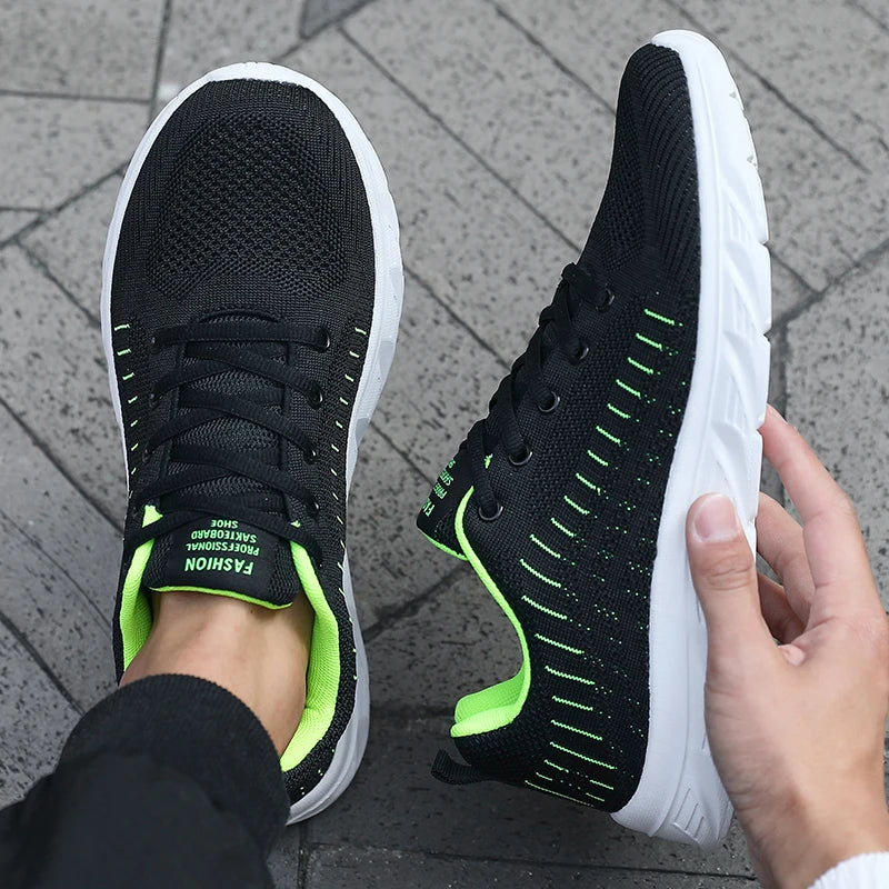 Scarpe Da Ginnastica Uomo Traspiranti Esterno 2025 Scarpe Sportive Casual Da Corsa Con Suola Morbida Antiscivolo Mesh