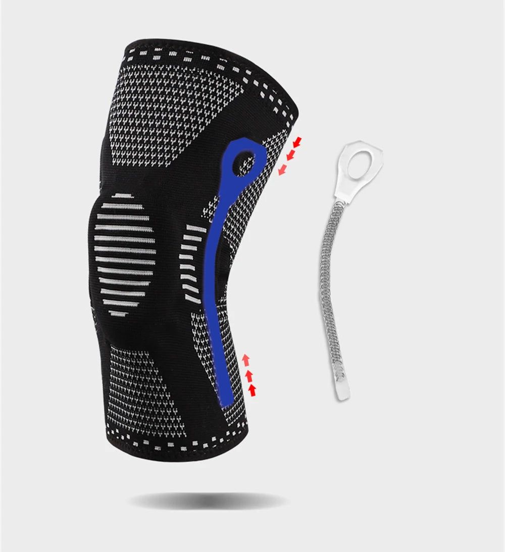 Ginocchiera Protezione Rotula In Silicone Per Atleti Sportivi Compressione Supporto Per Basket