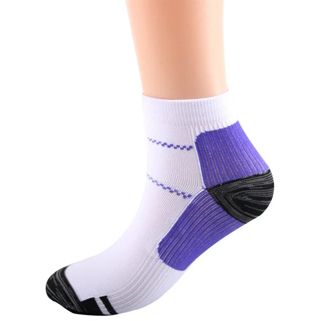 Calzini Sportivi Uomo Caviglia Alta Compressione Con Protezione Per Corsa Cotone Nylon Stile 41