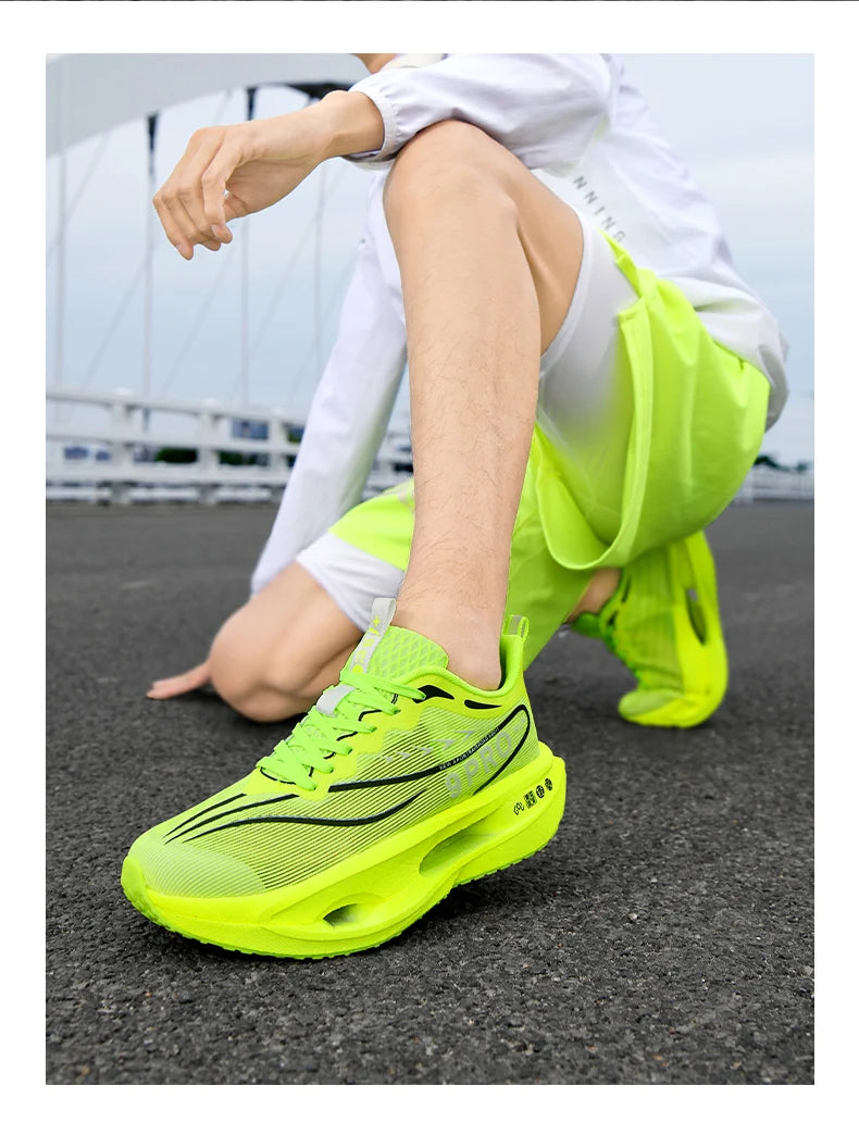 Scarpe Da Corsa Con Piastra In Carbonio Per Maratona Antiscivolo Ammortizzanti Uomo E Donna