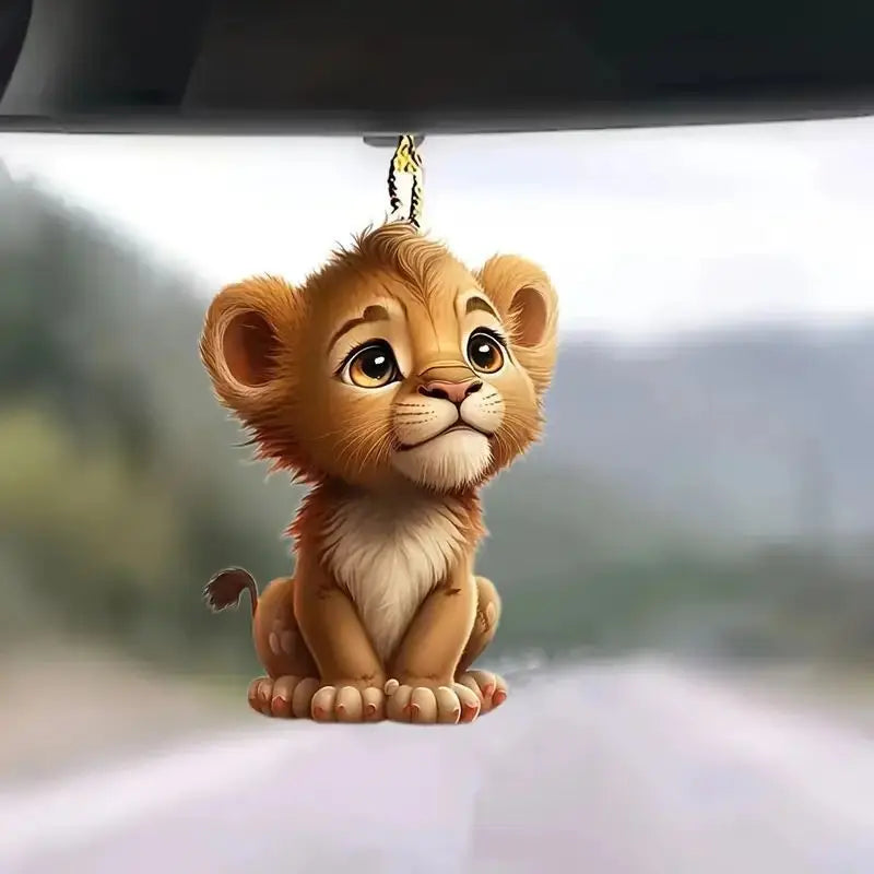 Ciondolo Acrilico Piatto 8 Cm 2D Multi Motivi Per Auto Zaino Casa Decorazione Natale Preghiera