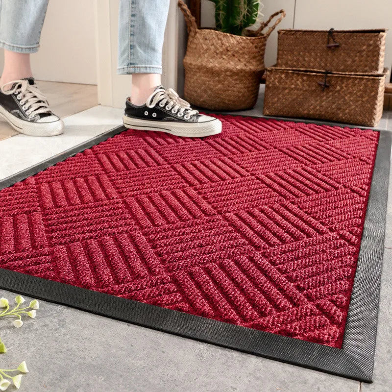 Tappetino Antiscivolo Per Ingresso Interno E Esterno Con Raschiatore Contro Fango