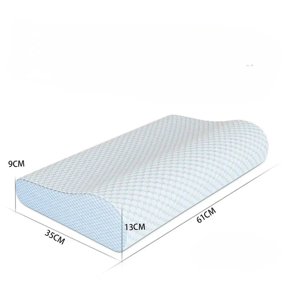Cuscino Cervicale In Memory Foam Per Sollievo Dolore Collo Spalle Adatto A Dormire Su Laterale Retro E Addome