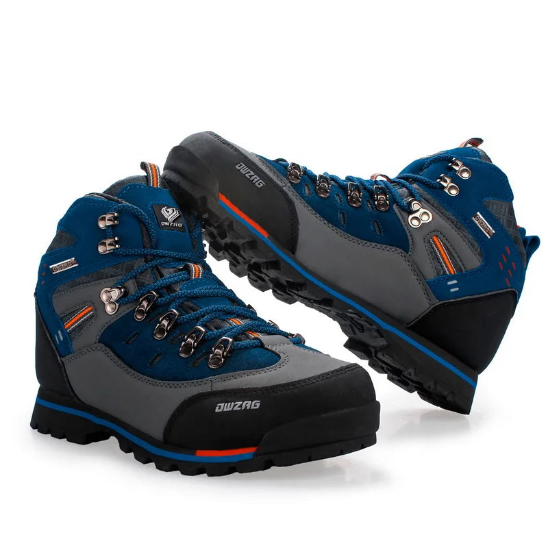Scarpe Nuove Da Trekking Uomo Impermeabili In Pelle Stivali Invernali Alti Per Esterno Escursionismo Arrampicata E Pesca