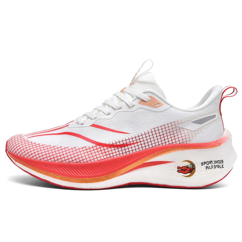 Scarpe da Corsa Sound Friction Rabbit 7PR con Piastra in Carbonio Traspiranti Leggere Sneakers Casual Unisex