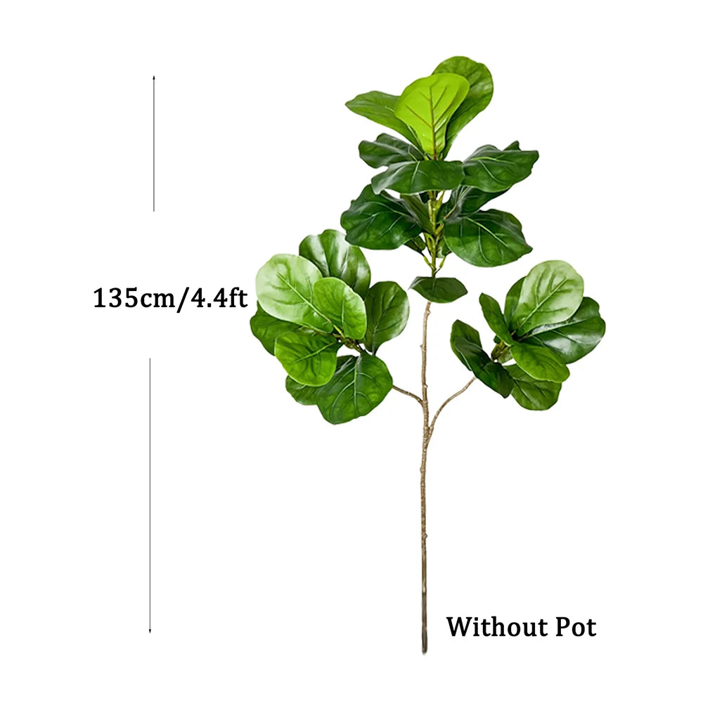 Kmitang Albero Artificiale Ficus Grande 70 135 Centimetri Realistica Interni Ed Esterni Decorazione Per Giardini Uffici