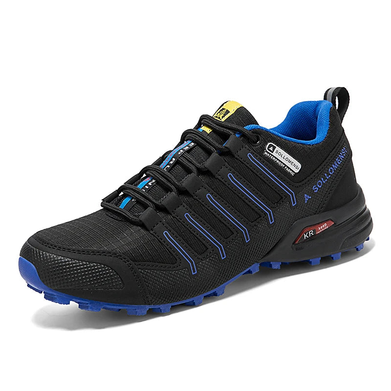 Scarpe Da Trekking Impermeabili Uomo Traspiranti Da Esterni Viaggio Allenamento Tattiche Ciclismo Senza Serratura