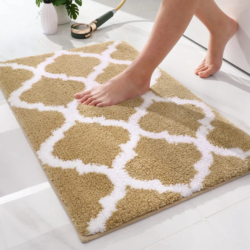 Kitinjoy Tappeto Da Bagno Morbido E Spesso Antiscivolo Per Camera Da Letto Decorazione Del Pavimento Impermeabile