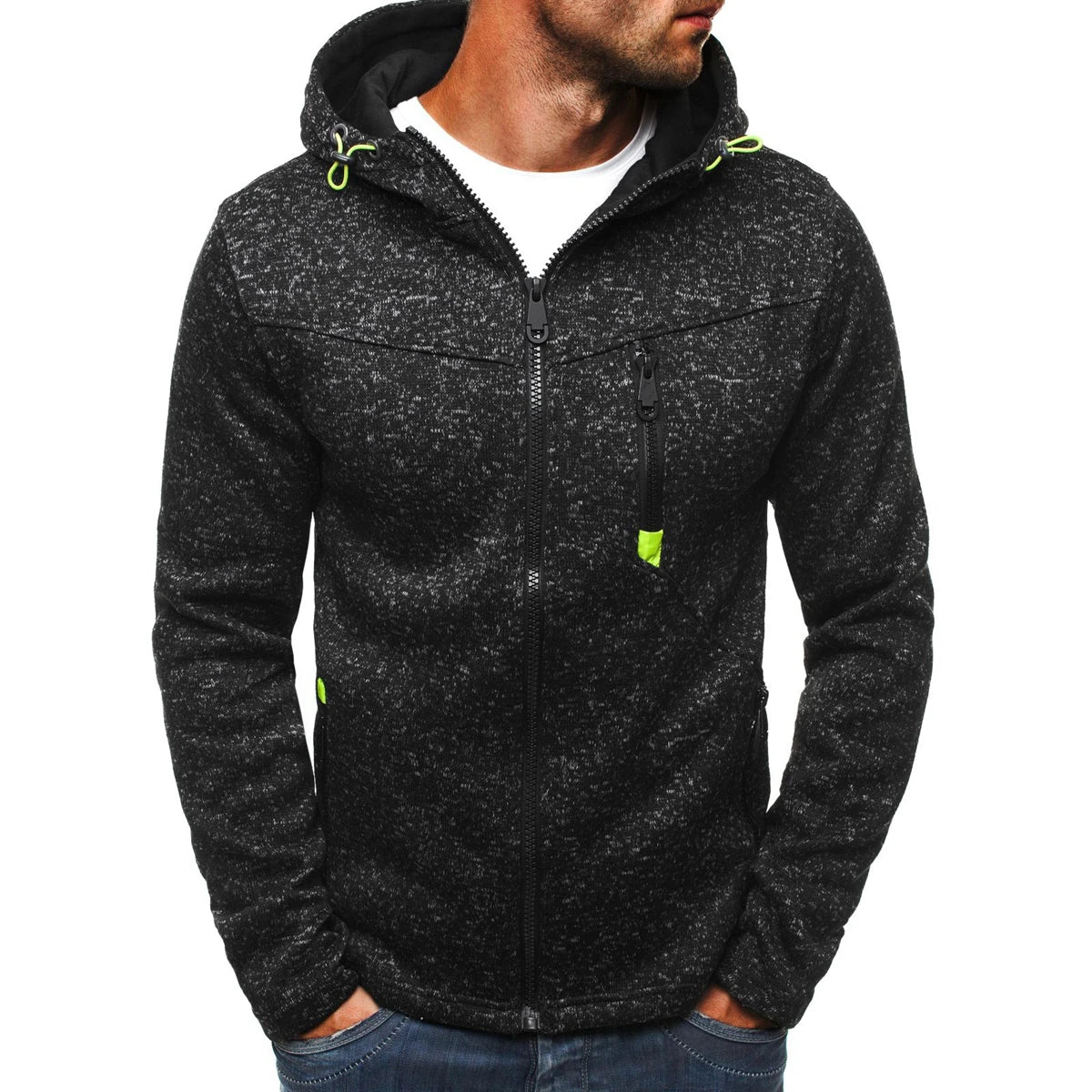 MRMT 2026 Felpa Con Cappuccio Da Uomo Jacquard In Pile Morbida E Calda Ideale Per Inverno E Abbigliamento Casual