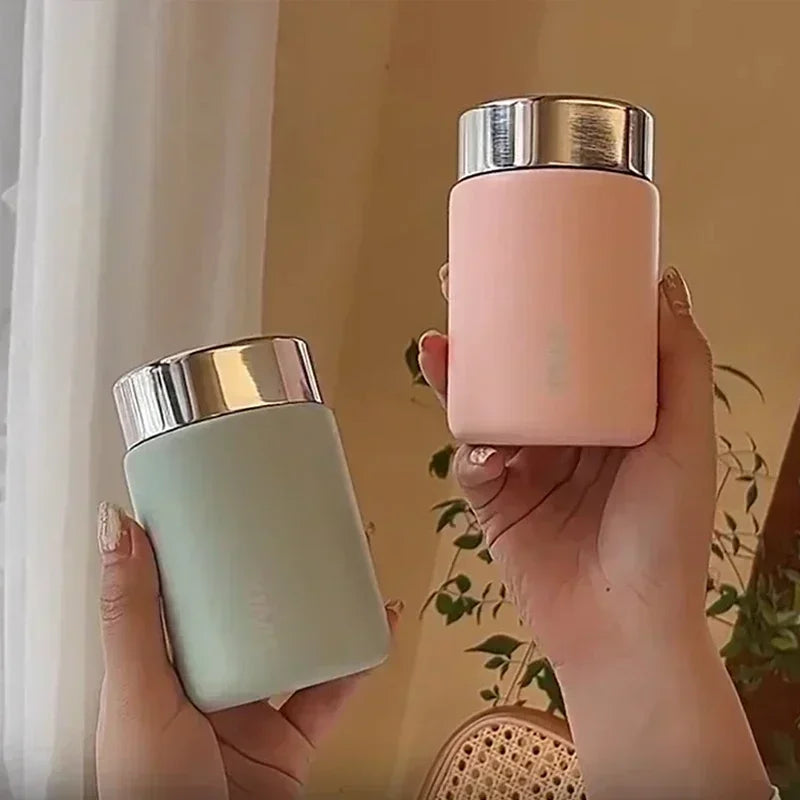 Bottiglia Termica Mini 230 Ml Acciaio Inox 316 Con Isolamento A Vuoto Portatile Per Viaggiare Caffè E Tè Caldi O Freddi
