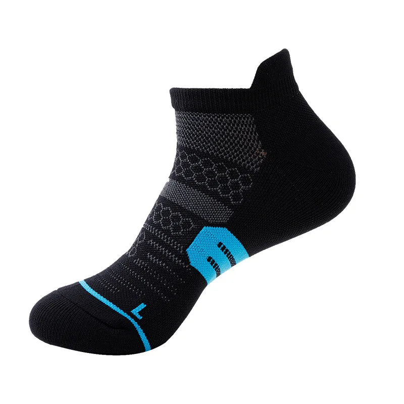 Calzini Sportivi Uomo Caviglia Alta Compressione Con Protezione Per Corsa Cotone Nylon Stile 41