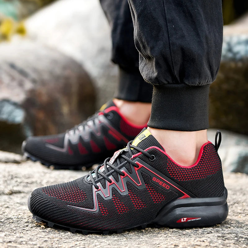 Scarpe Da Ciclismo MTB Traspiranti Uomo Scarpe Da Bicicletta Leggere Per Trekking All'Aperto E Equitazione