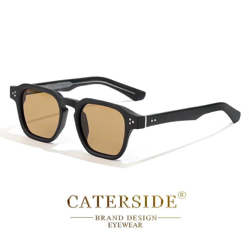 Occhiali Da Sole Quadrati Classici Unisex Da Uomo E Da Donna Di Lusso Con Inserto Centrale Temple Gradiente UV400